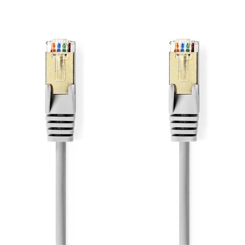 CAT5e Network Cable | SF/UTP | RJ45 Male | RJ45 Male | 1.00 m | Round | PVC | Grey | Box CCGB85121GY10 5412810289141