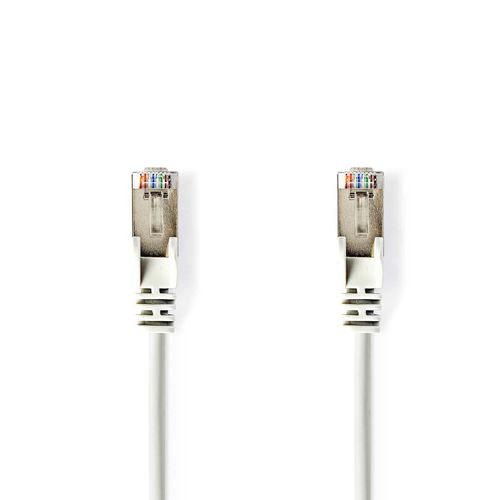 CAT5e Network Cable | SF/UTP | RJ45 Male | RJ45 Male | 5.00 m | Round | PVC | White | Blister CCGB85121WT50 5412810302536