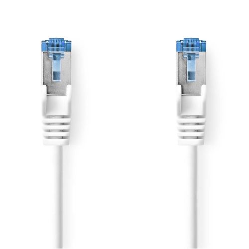 CAT6a Network Cable | S/FTP | RJ45 Male | RJ45 Male | 1.50 m | Snagless | Round | LSZH | White | Box CCGB85330WT15 5412810416547