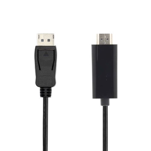 DisplayPort Cable | DisplayPort Male | HDMI™ Connector | 4K@30Hz | Nickel Plated | 2.00 m | Round | PVC | Black | Label CCGL37101BK20 5412810427987
