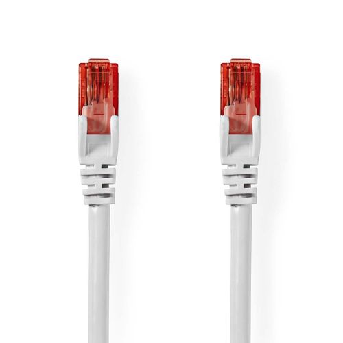 CAT6 Network Cable | RJ45 Male | RJ45 Male | U/UTP | 10.0 m | Round | PVC | White | Label CCGL85200WT100 5412810423002