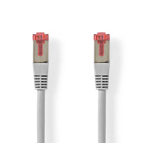 CAT6 Network Cable | RJ45 Male | RJ45 Male | SF/UTP | 5.00 m | Round | PVC | Grey | Label CCGL85220GY50 5412810428243