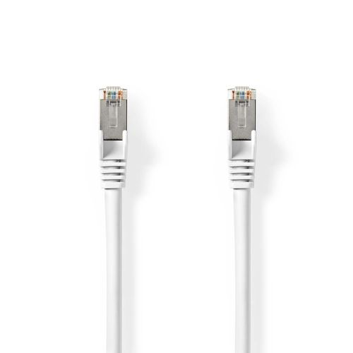 Cat 8.1 Network Cable | S/FTP | RJ45 Male | RJ45 Male | 3.00 m | Round | LSZH | White | Label CCGL85520WT30 5412810424511