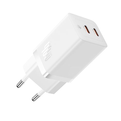 Настенное быстрое зарядное устройство GaN5 Pro 40W 2xUSB-C QC3.0 PD3.0, белый CCGP180102 6932172627911