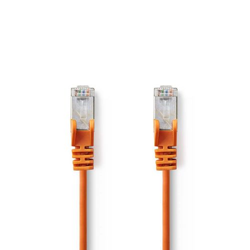 CAT5e Network Cable | SF/UTP | RJ45 Male | RJ45 Male | 7.50 m | Round | PVC | Orange | Polybag CCGP85121OG75 5412810276219