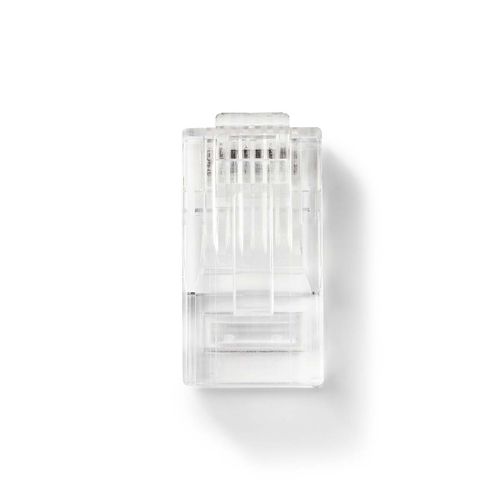 Проходной коннектор RJ45 для многожильных кабелей CAT5 UTP (10 шт.) CCGB89331TP 5412810424757