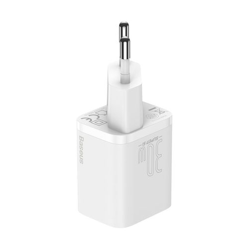 Настенное быстрое зарядное устройство Super Si 30W USB-C QC3.0 PD, белый CCSUP-J02 6953156205079