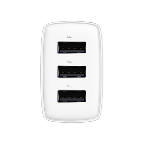 Seinalaadija 17W 3xUSB 3.4A, valge CCXJ020102 6932172606978