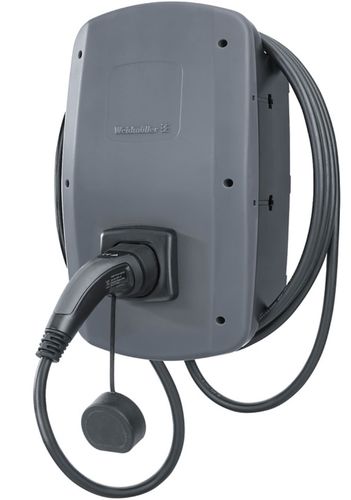 Wallbox, max. charging capacity of 11 kW @ 3-phase (400 V) grid connection, max. current 16 A, With attached 5 m cable and type 2 plug, Mobile App 2863090000