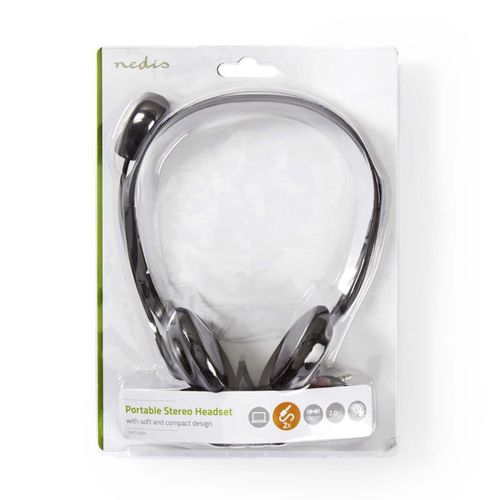 PC Headset with Microphone 2x3.5mm CHST100BK 5412810274130