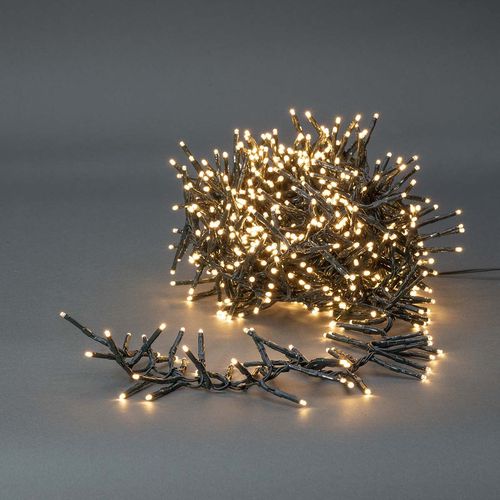 Christmas Lights | Cluster | 768 LED's | Warm White | 5.60 m | Light effects: 7 | Indoor & Outdoor | Mains Powered CLCS768 5412810407262
