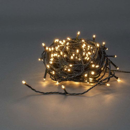 Christmas Lights | String | 180 LED's | Warm White | 13.50 m | Light effects: 7 | Indoor & Outdoor | Mains Powered CLLS180 5412810407170