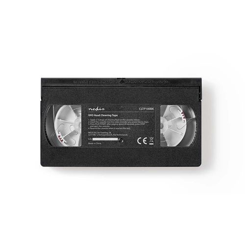 Head Cleaning Tape | 20 ml | VHS Heads | Black CLTP100BK 5412810307043