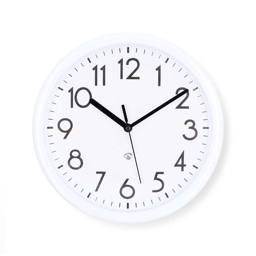 Wall Clock | Diameter: 220 mm | Plastic | White CLWA105WT 5412810454495