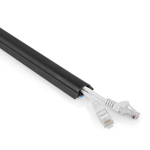 Cable Management | Duct | 1 pcs | Maximum cable thickness: 12 mm | PVC | Black CMDT3312BK500 5412810411672