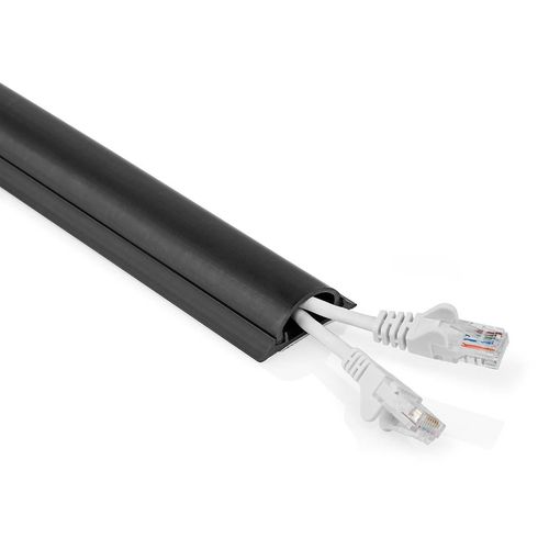 Cable Management | Duct | 1 pcs | Maximum cable thickness: 16 mm | PVC | Black CMDT4516BK500 5412810411702