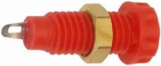 4MM PANEL SOCKET RED CL1452