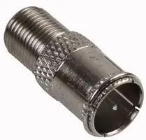 F CONNECTOR MALE TO FEMALE BRASS RW6-033