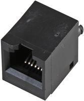 CONNECTOR, RJ11, JACK, 6P6C, TH SS-6566-NF