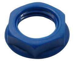 NUT, 6.35MM JACK SOCKET, BLUE CL1412