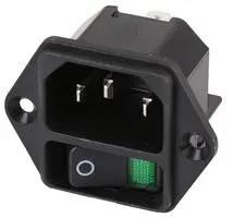 INLET, IEC, C14, DC11, 10A DC11.0031.001