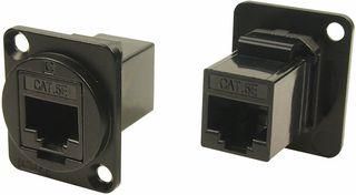 UTP ADAPTOR, RJ45, JACK, 8P8C, CAT5E CP30220MB