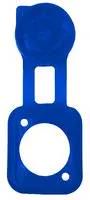 GASKET W/ DUST CAP, BLUE, XLR CONNECTOR CP299808