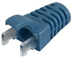 STRAIN RELIEF BOOT, PVC, RJ45 CONNECTOR PS6BL#100