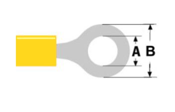 Соединитель M4 Ø4,3 мм Желтый 4,0–6,0 мм² (ST-202) RoHS CO/ST-202/BL20 4772081003671