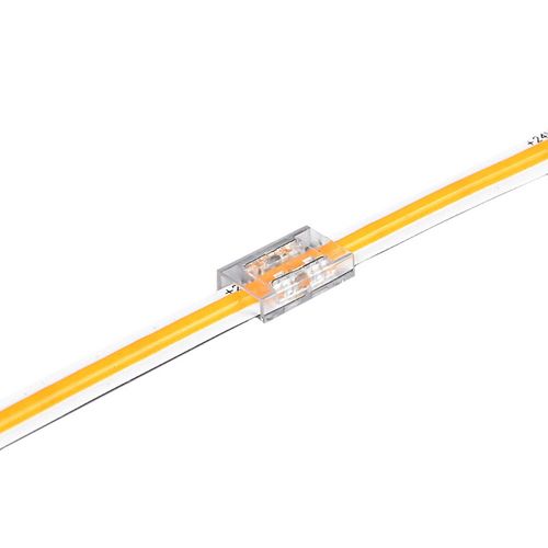 COB LED ribade ühendus konnektor, 10mm, läbipaistev COB-CON10A