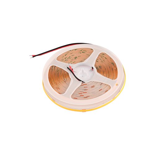LED riba, 24Vdc, 11W/m, COB 480LED/m, oranž, IP20, 180°. COB-O480-11-24