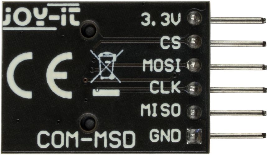 Joy-iT Micro-SD SPI moodul COM-MSD 4250236822860