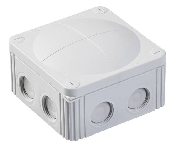 Junction Box 110x110x66mm, for Ø5.2-17mm Cables, IP66/IP67 COMBI-607-LG