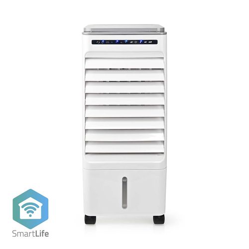 SmartLife Mobile Air Cooler | Watertank capacity: 5 l | 3-Speed | 215 m³/h | Oscillation | Remote control | Shut-off timer | Ionizing function COOL116CWTW 5412810414895