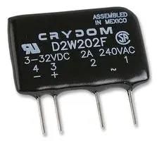 SSR, 3A, 3-32VDC, 24-280VAC, ZERO CROSS D2W203F