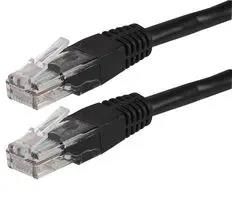 PATCH LEAD,  CAT 5E,  4M BLACK PS11077