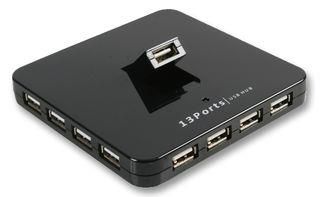 HUB, USB 2.0, 13 PORT, UK PLUG PSG90293