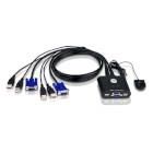 2-Port USB VGA KVM Switch CS22U-AT 4710423775978