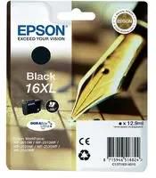 INK CARTRIDGE, ORIGINAL, BLACK, EPSON C13T16314010