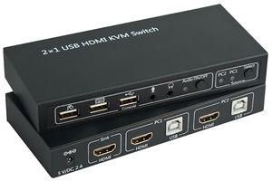 KVM SWITCH, 2 PORT HDMI AND USB PSG90982