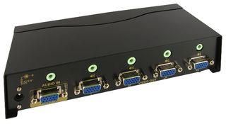 SPLITTER,  4 PORT VGA, 450MHZ, AUDIO NLKVS-554AUD