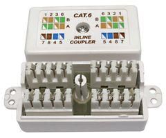 COUPLER, CAT 6 PUNCHDOWN, WHITE BT-856WHT