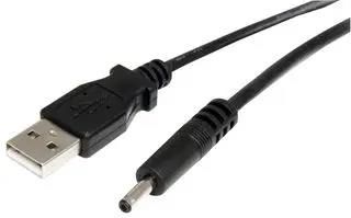 LEAD, USB-3.4MM 5V DC TYPE H BARREL 0.9M USB2TYPEH