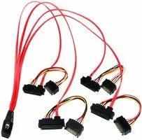 CABLE, MINI SAS CONTROLLER-4X SAS HDD SAS808782P50
