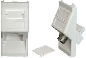 ANGLED KEYSTONE ADAPTOR, 25X50MM, WHITE KA45WHEP