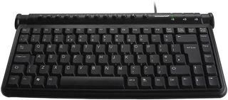 USB MINI KEYBOARD WITH 2 PORT USB2.0 HUB KYB-MINIHUB2-BLK