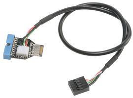 USB3.1 19 PIN MOTHERBOARD HEADER CABLE AK-CBUB38-40BK