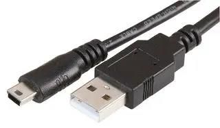 LEAD, USB2.0 A-MINI USB B, BLACK 1M PSG91573