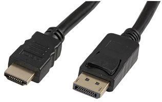 LEAD, DISPLAYPORT - HDMI, MALE-MALE, 1M PSG91581