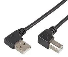 LEAD, USB2.0, RT ANGLE A MALE-B MALE 1M PSG91616